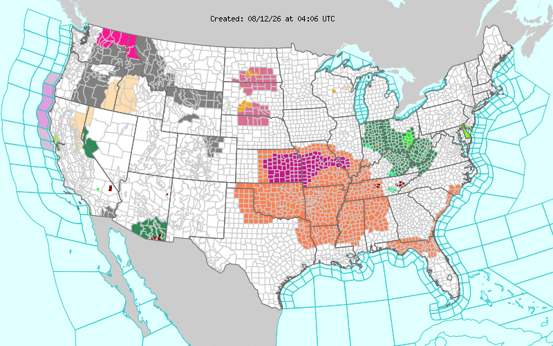24-Hour Severe Weather Outlook