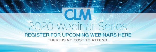 CLM 2020 Webinars